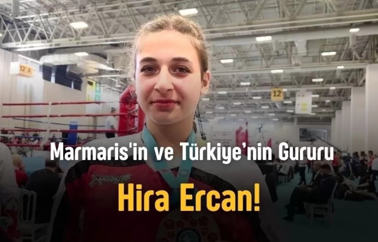 Marmarisli Hira Ercan, Kick Boks'ta Dünya İkincisi!