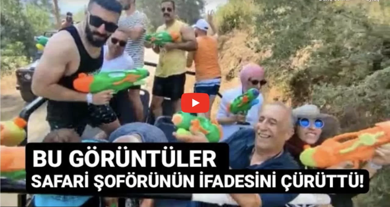 Bu Görüntüler Safari Şoförünün İfadesini Çürüttü!