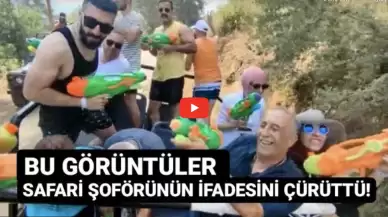 Bu Görüntüler Safari Şoförünün İfadesini Çürüttü!