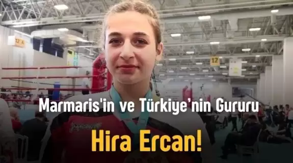 Marmarisli genç sporcu Kick Boks dalında Türkiye'nin gururu oldu!